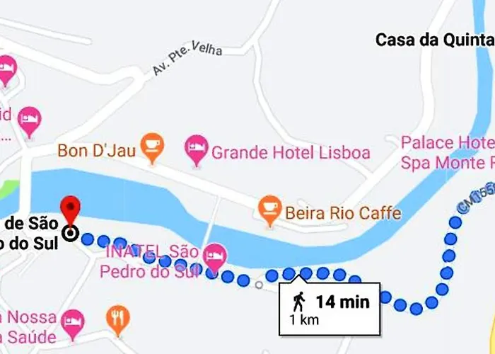 Charming In 30 M² With View Apartmán São Pedro do Sul